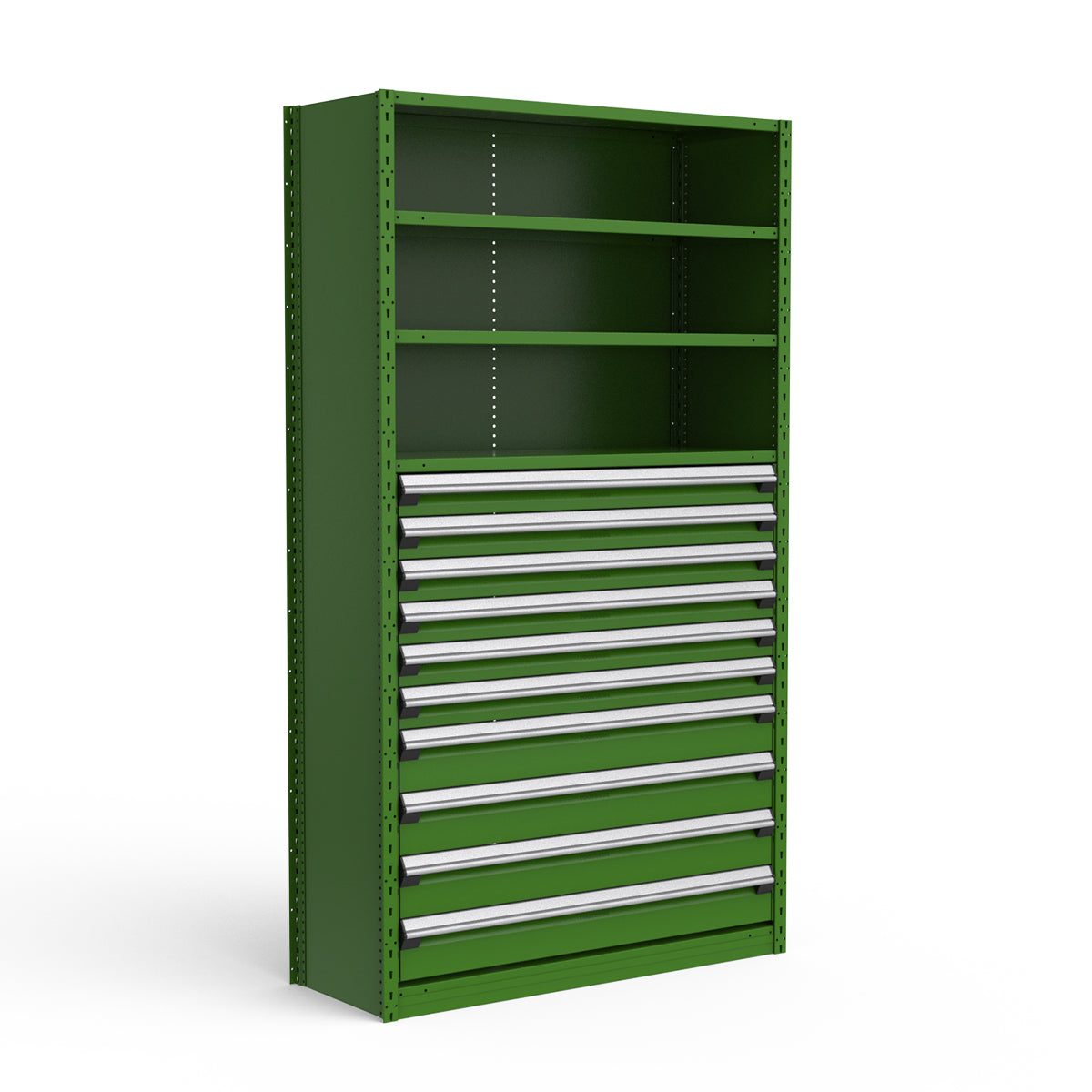 Shelving with Drawers - 48"H Drawer Bank - 10 drawers (Starter)