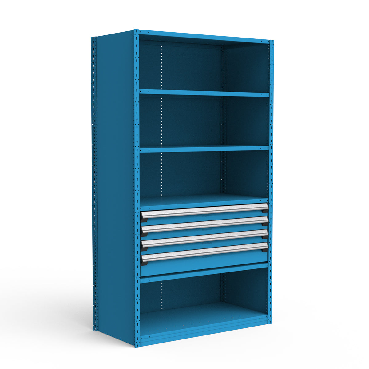 Shelving with Drawers - 18"H Drawer Bank - 4 drawers (Starter)