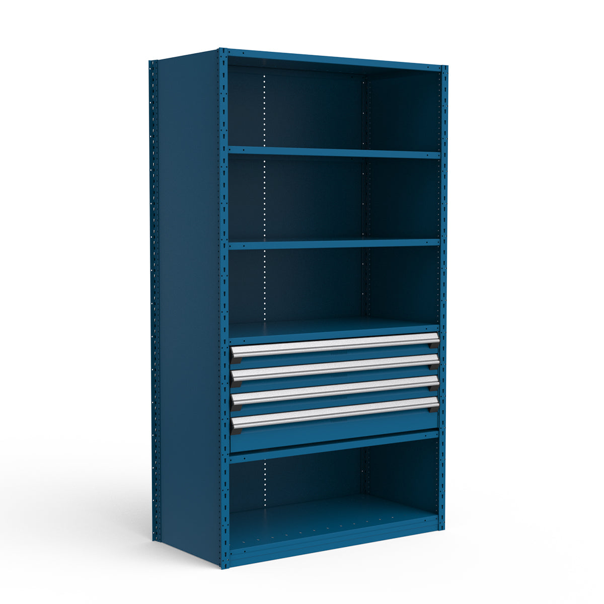 Shelving with Drawers - 18"H Drawer Bank - 4 drawers (Starter)