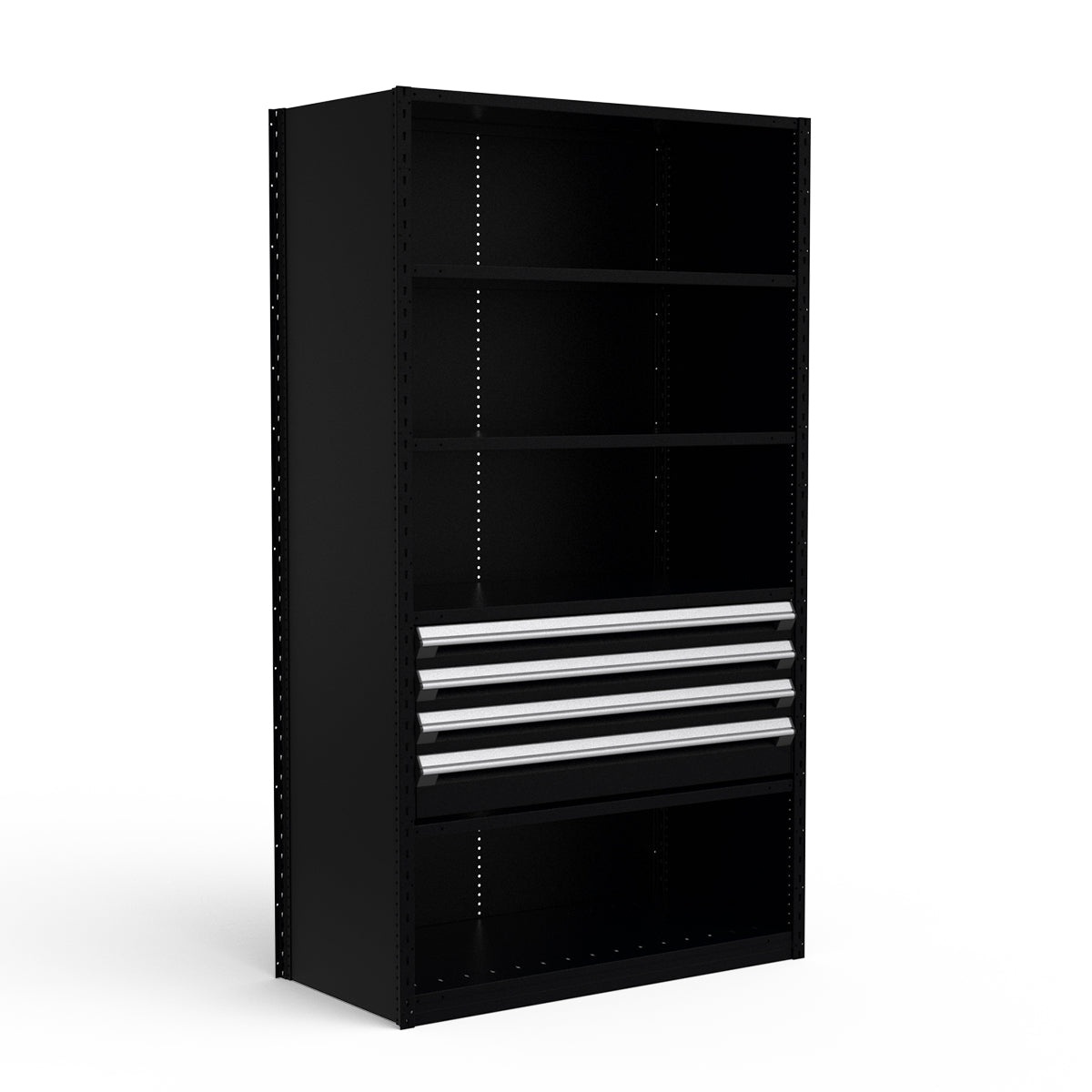 Shelving with Drawers - 18"H Drawer Bank - 4 drawers (Starter)