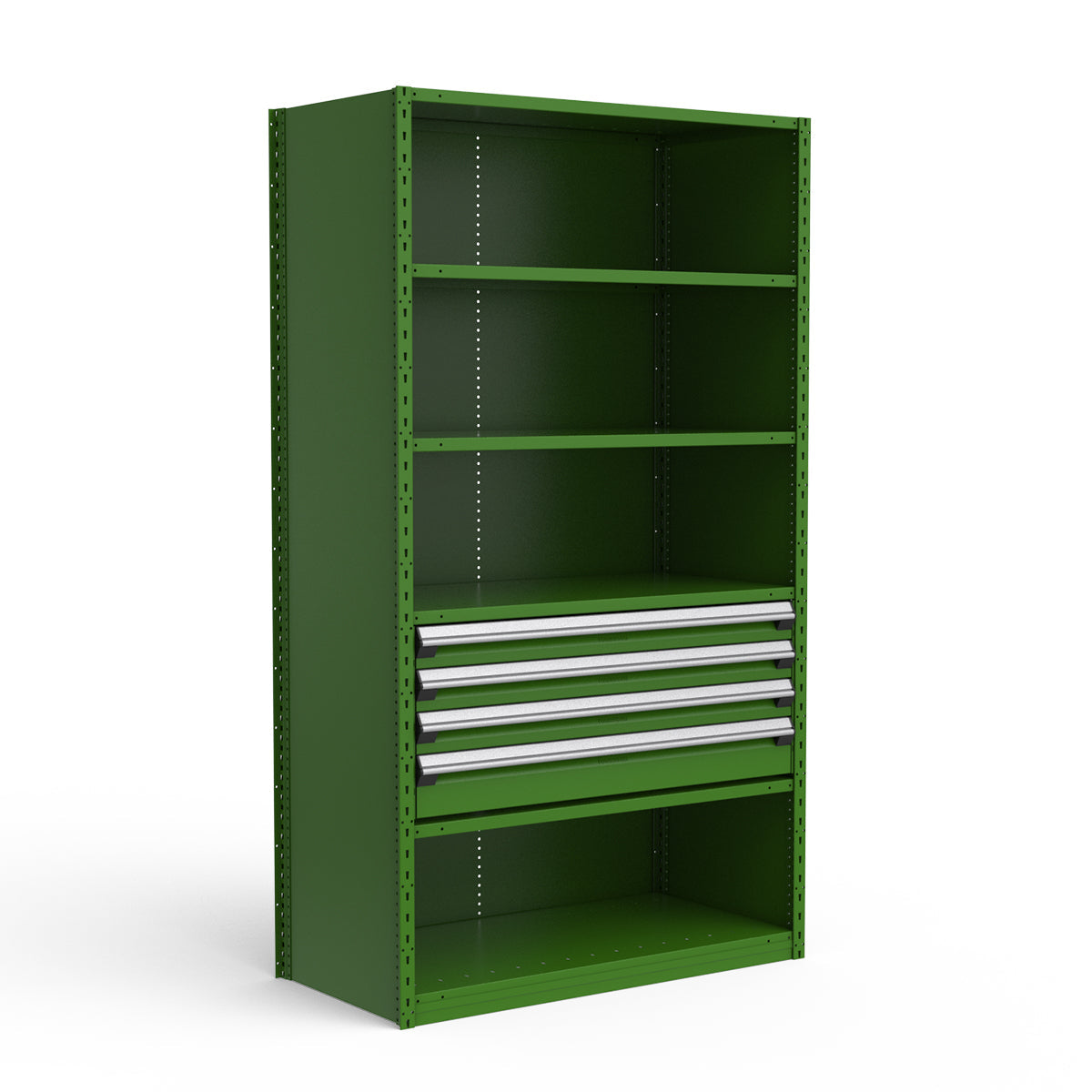 Shelving with Drawers - 18"H Drawer Bank - 4 drawers (Starter)
