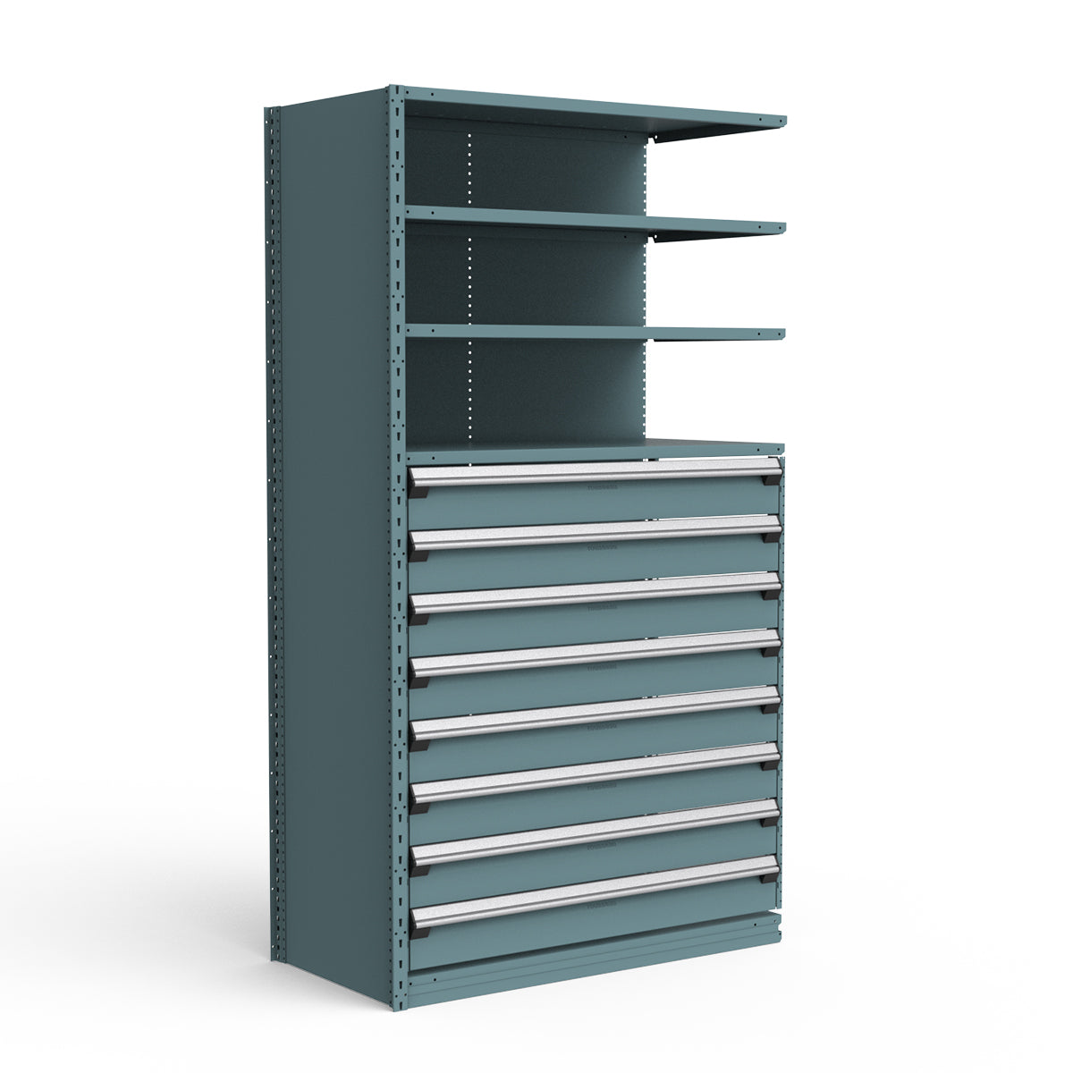 Shelving with Drawers - 48"H Drawer Bank - 8 drawers (Add-On)