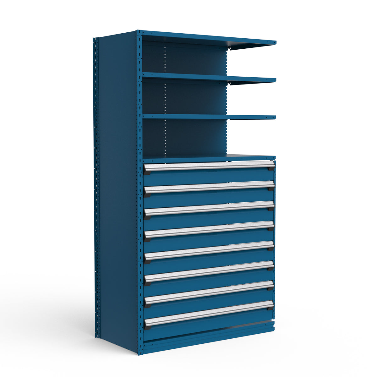 Shelving with Drawers - 48"H Drawer Bank - 8 drawers (Add-On)