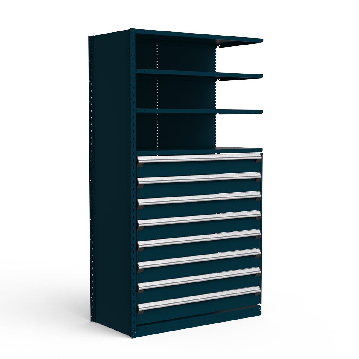 Shelving with Drawers - 48"H Drawer Bank - 8 drawers (Add-On)