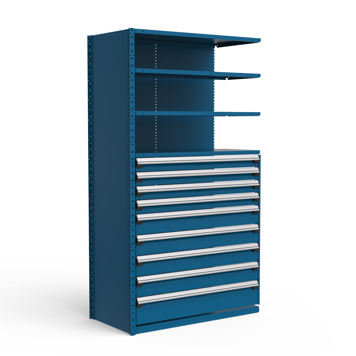 Shelving with Drawers - 48"H Drawer Bank - 9 drawers (Add-On)