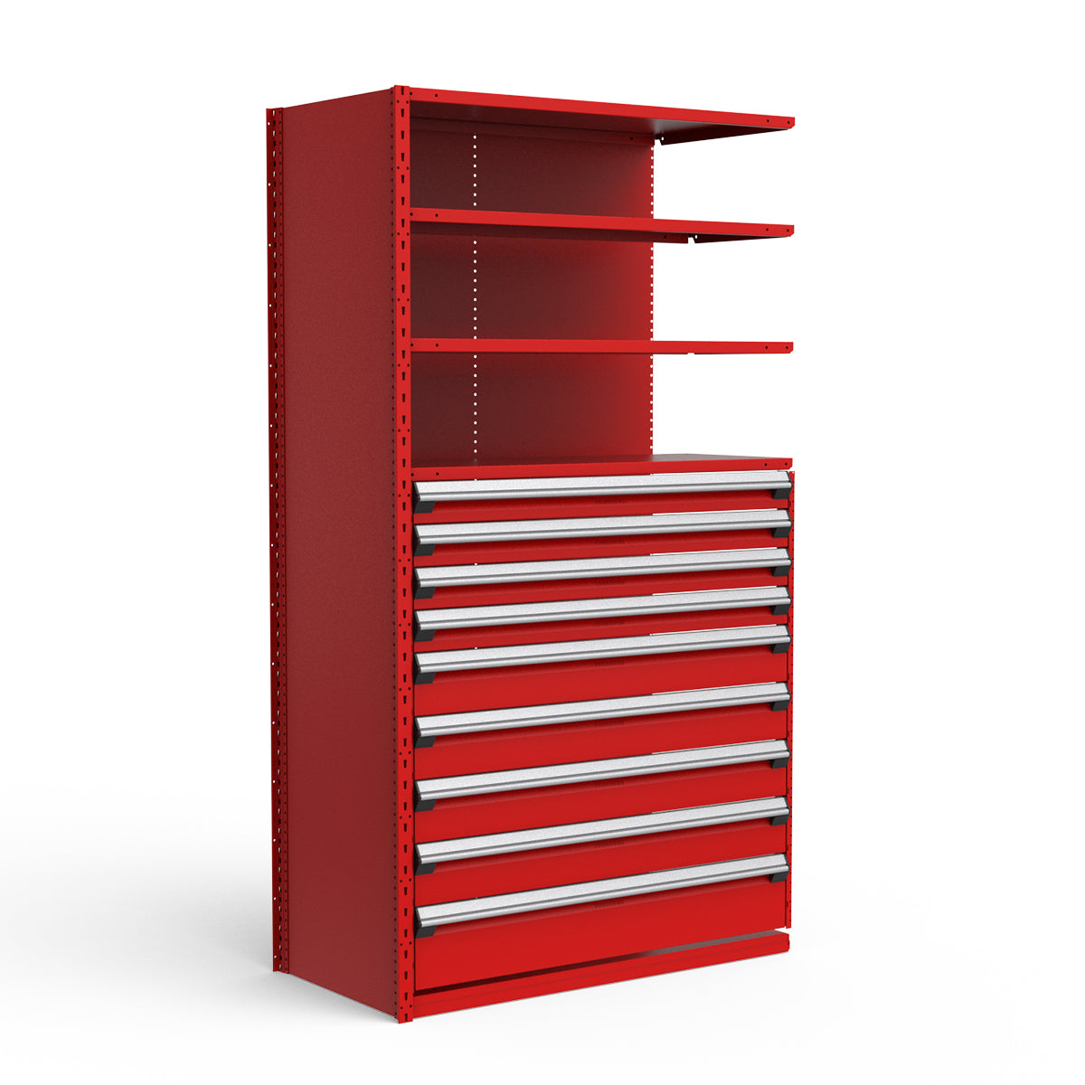 Shelving with Drawers - 48"H Drawer Bank - 9 drawers (Add-On)