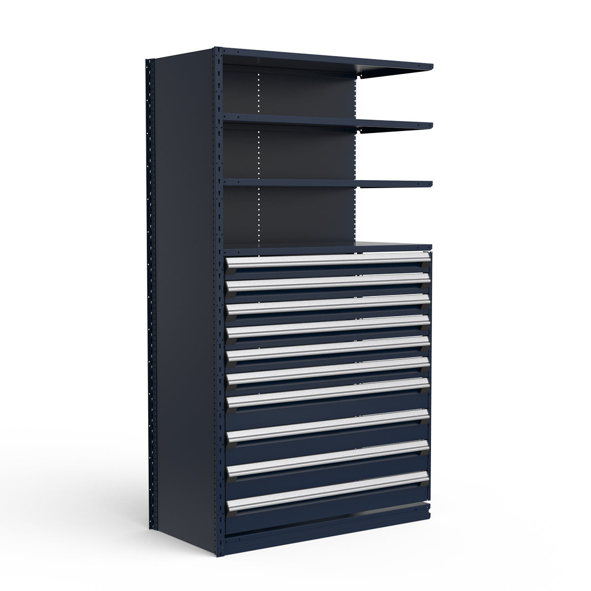 Shelving with Drawers - 48"H Drawer Bank - 10 drawers (Add-On)