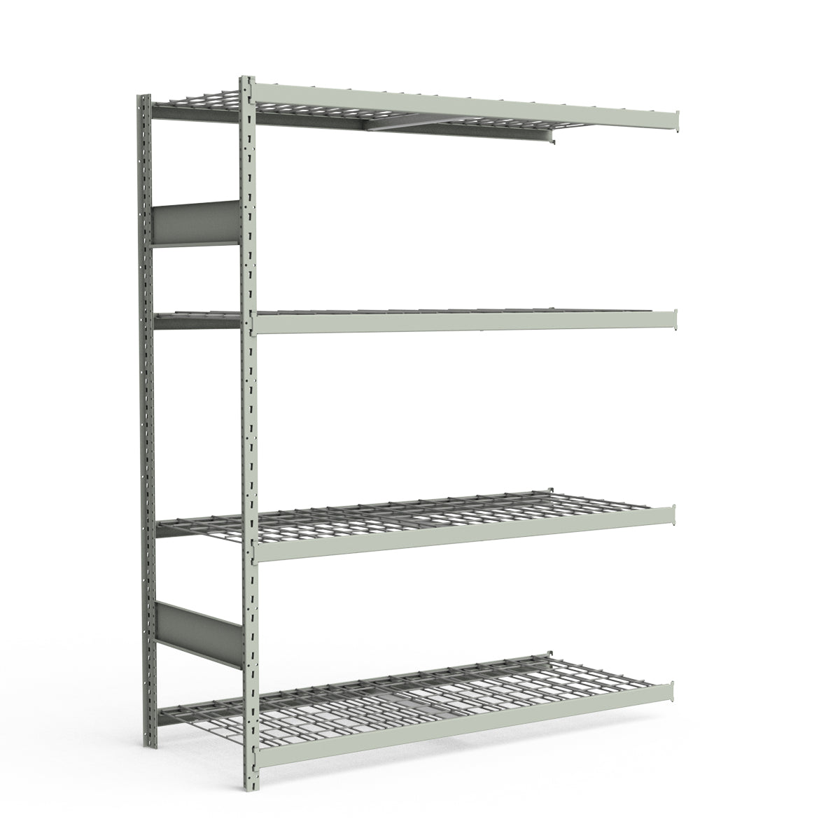 Bulk Storage Rack - Wire Decking - 4 levels (Add-On)