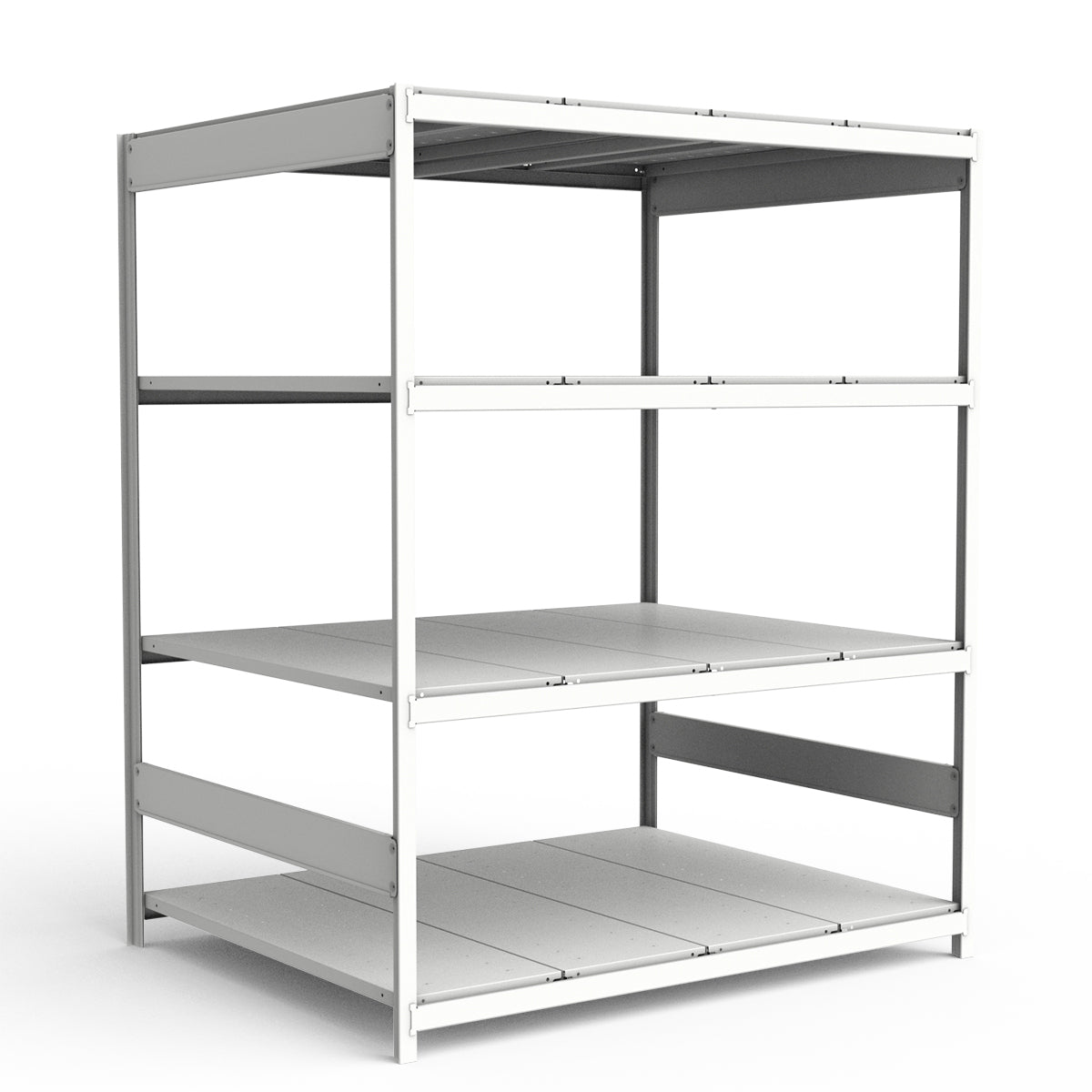 Bulk Storage Rack - Steel Decking - 4 levels (Starter)