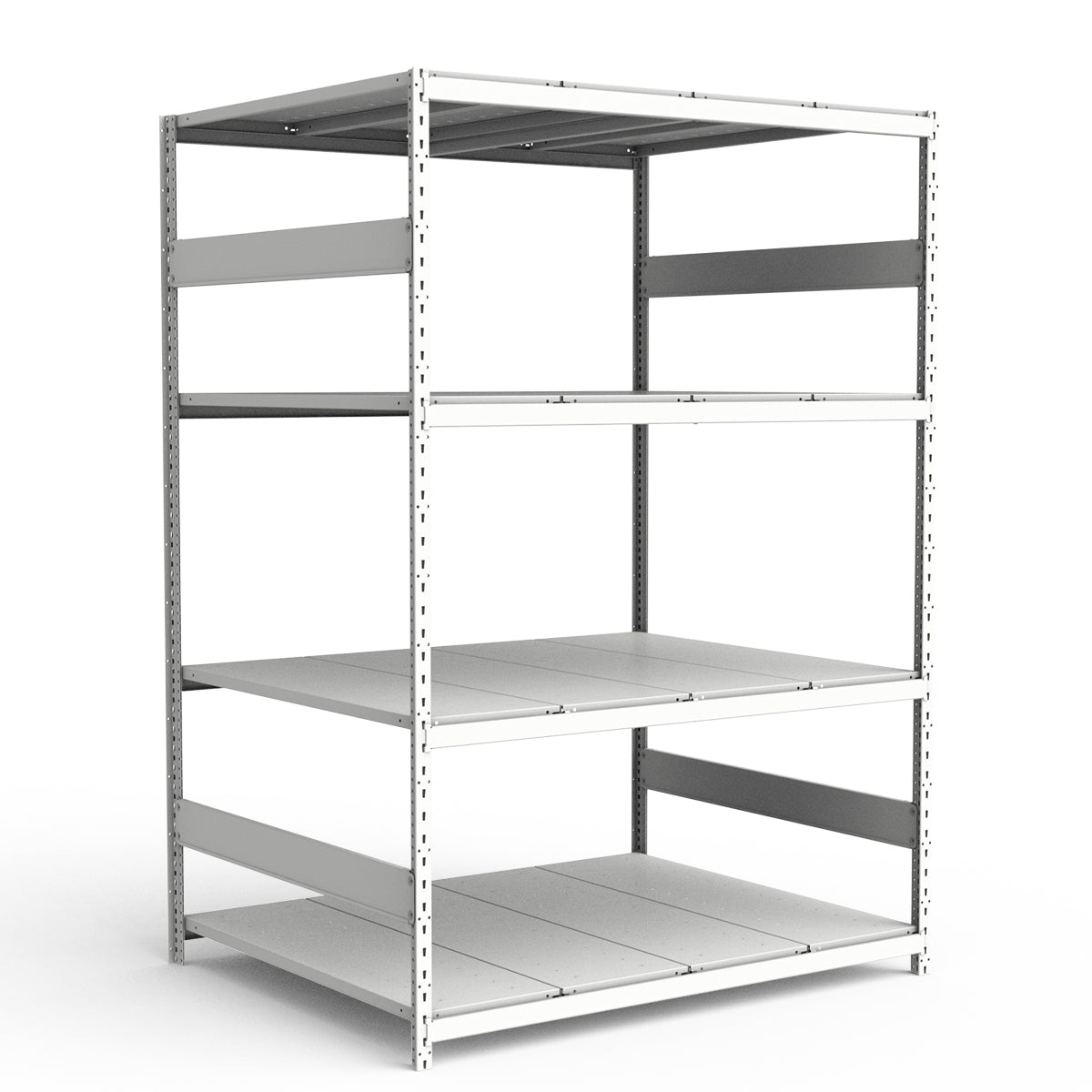 Bulk Storage Rack - Steel Decking - 4 levels (Starter)