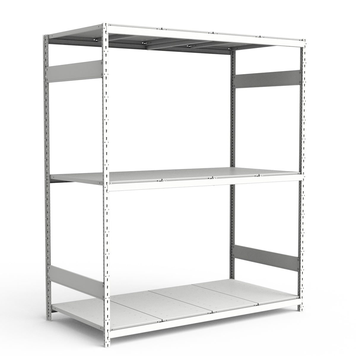 Bulk Storage Rack - Steel Decking - 3 levels (Starter)
