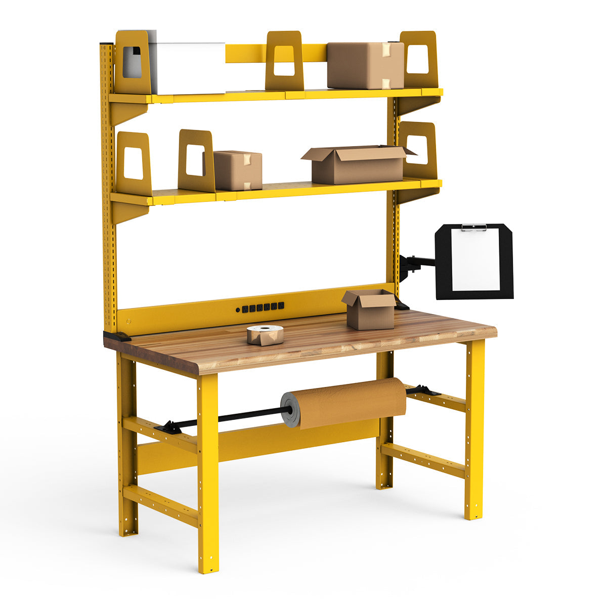 Workstations - 60"W x 30"D x 82"H - Laminated Wood Top