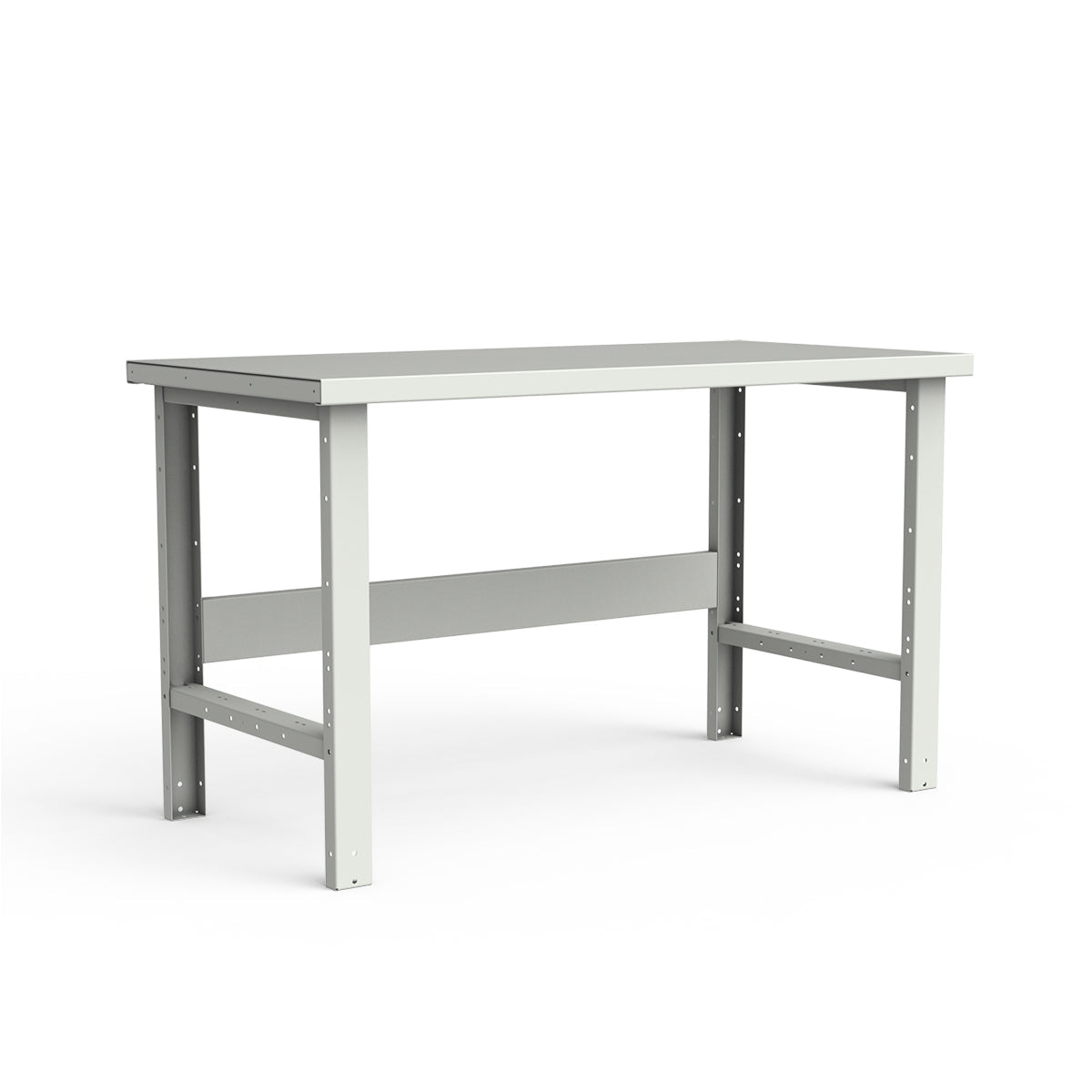 Stationary Workbench - 60"W x 30"D x 34"H - Painted Steel Top