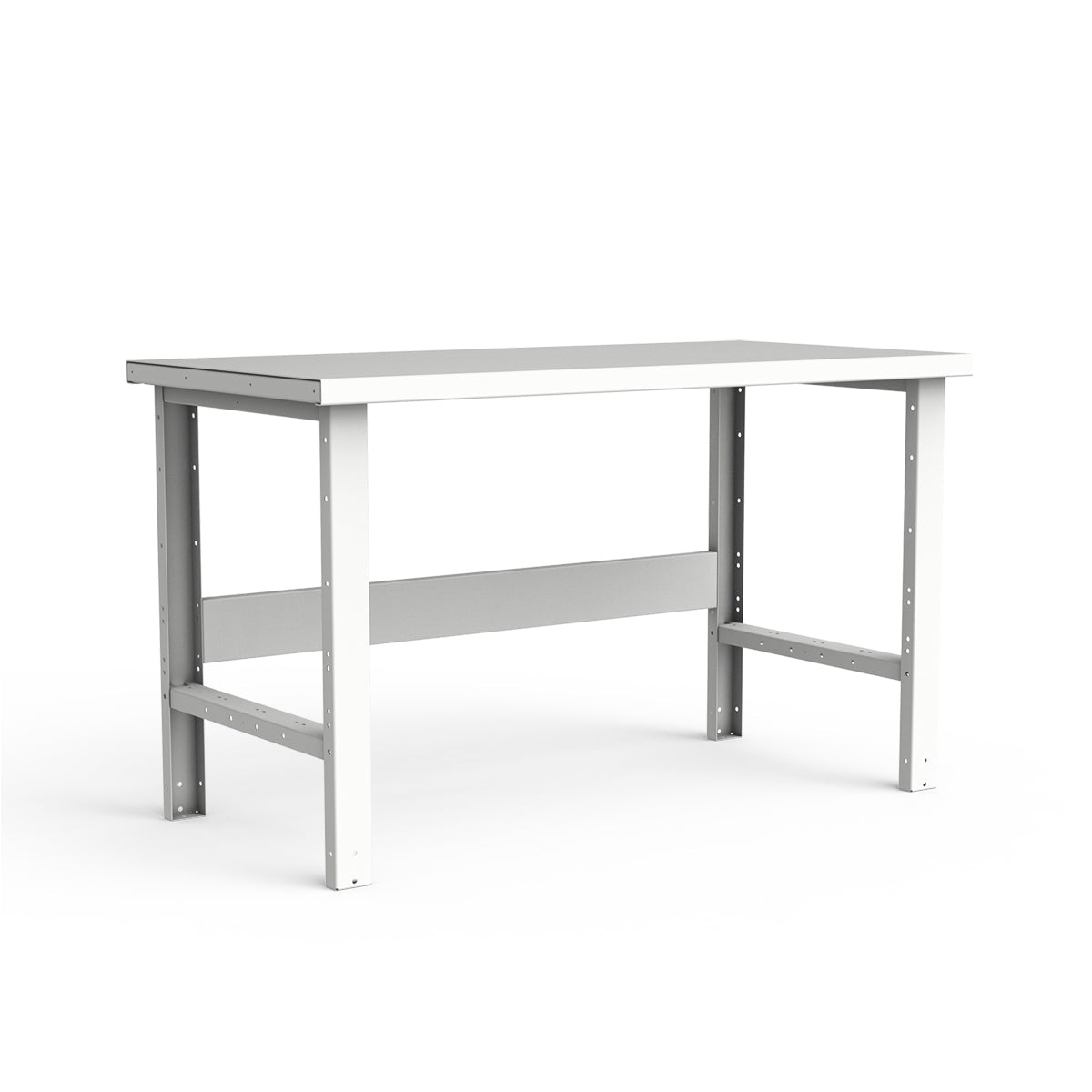 Stationary Workbench - 60"W x 30"D x 34"H - Painted Steel Top