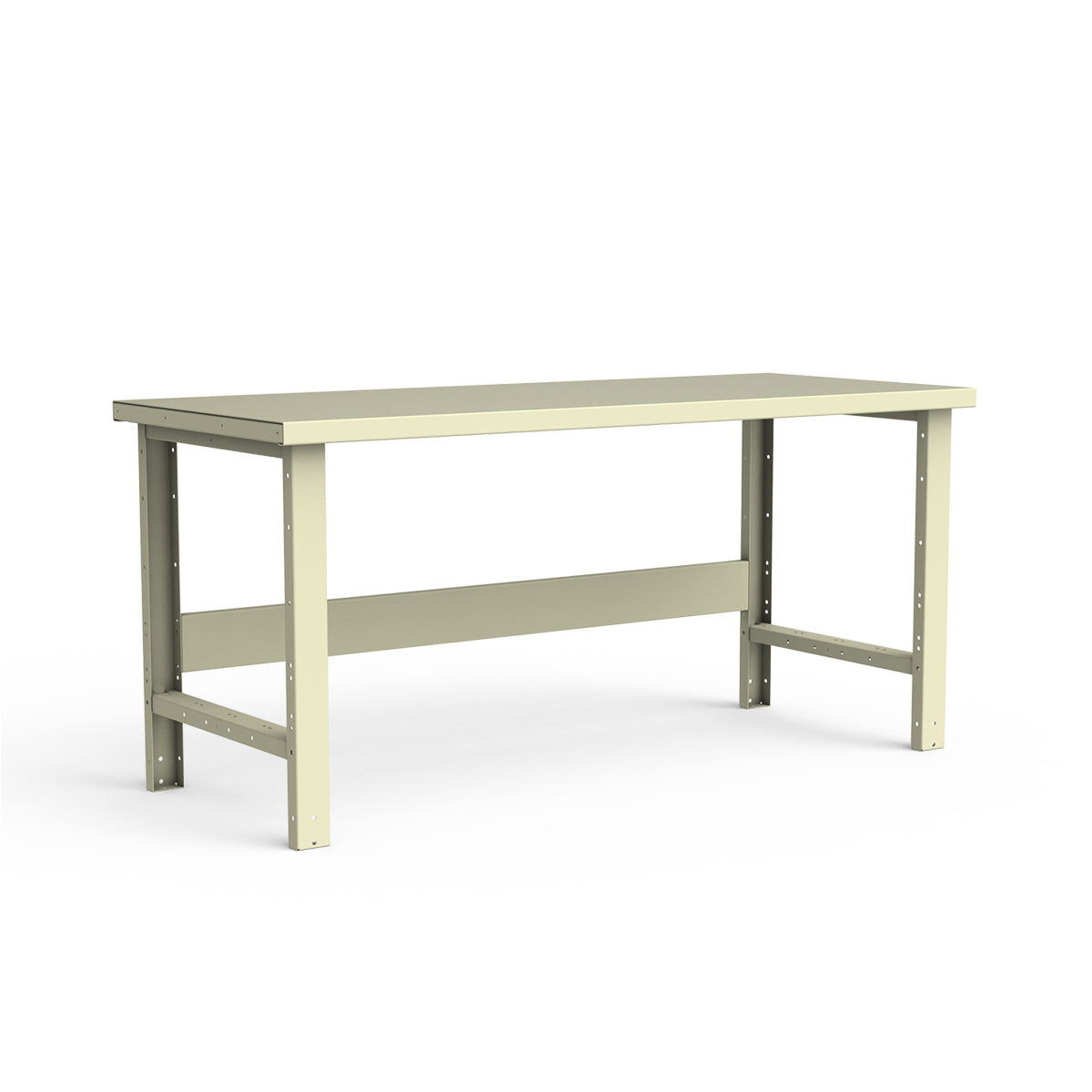 Stationary Workbench - 72"W x 30"D x 34"H - Painted Steel Top