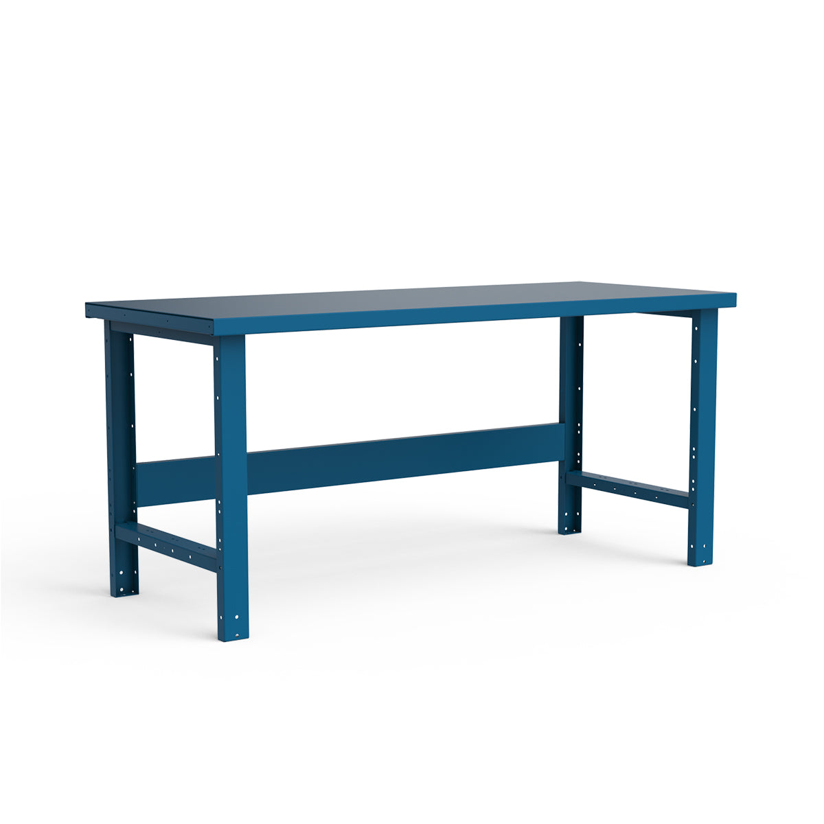 Stationary Workbench - 72"W x 30"D x 34"H - Painted Steel Top