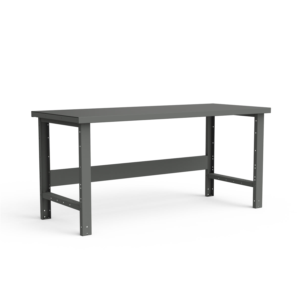 Stationary Workbench - 72"W x 30"D x 34"H - Painted Steel Top