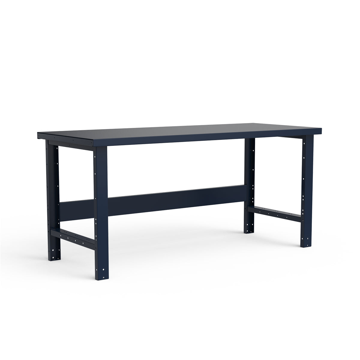 Stationary Workbench - 72"W x 30"D x 34"H - Painted Steel Top