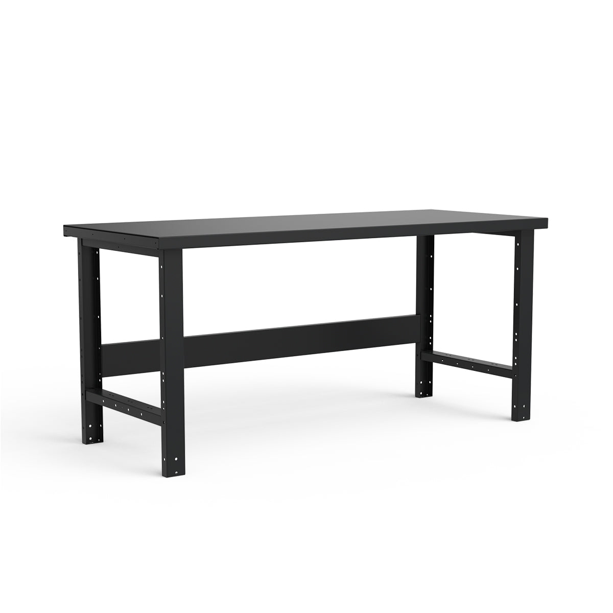 Stationary Workbench - 72"W x 30"D x 34"H - Painted Steel Top
