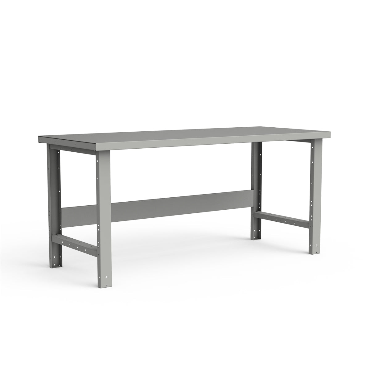 Stationary Workbench - 72"W x 30"D x 34"H - Painted Steel Top