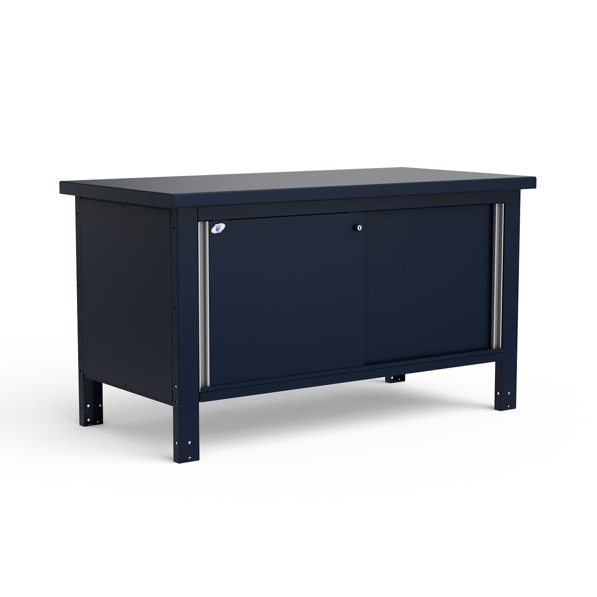 Stationary Workbench - 60"W x 30"D x 34"H - Painted Steel Top