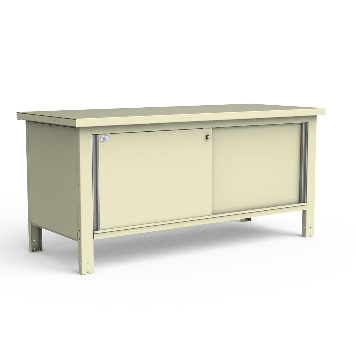 Stationary Workbench - 72"W x 30"D x 34"H - Painted Steel Top