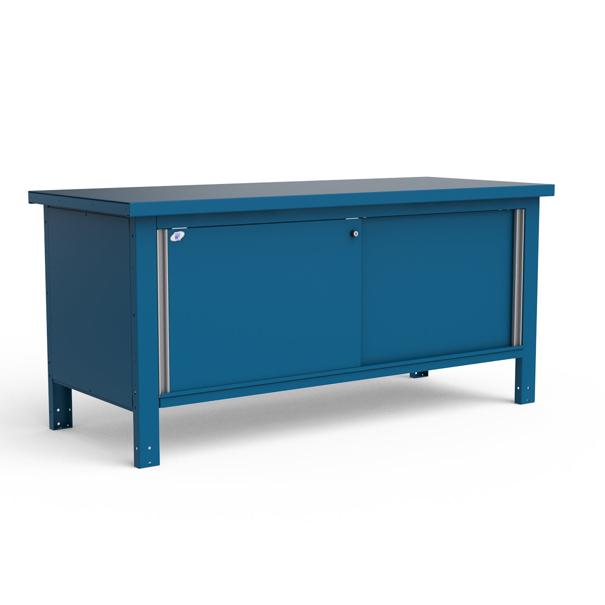 Stationary Workbench - 72"W x 30"D x 34"H - Painted Steel Top