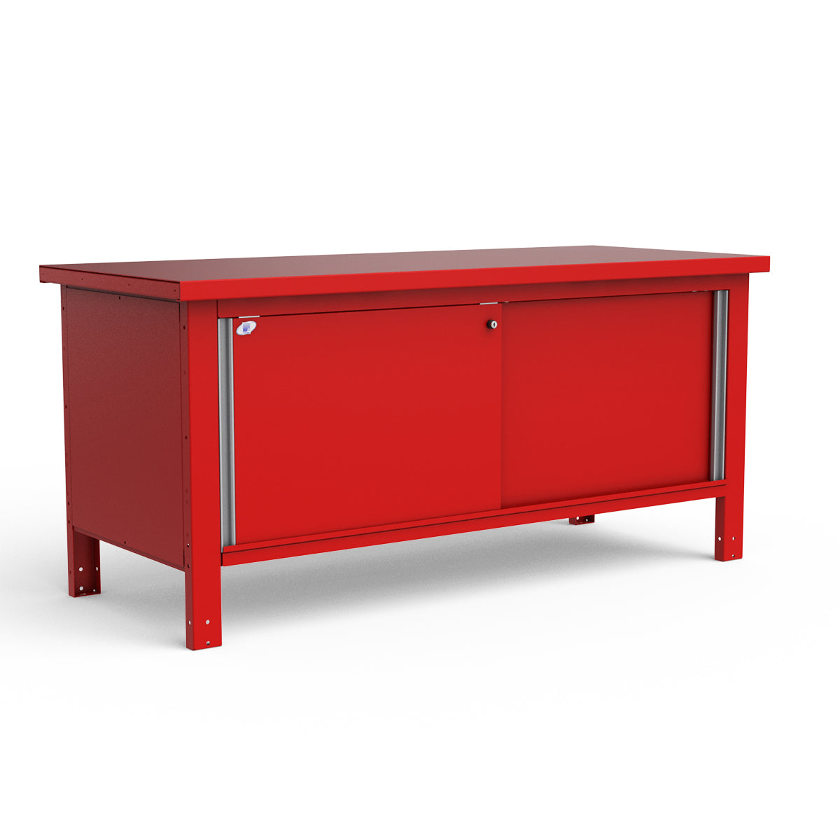 Stationary Workbench - 72"W x 30"D x 34"H - Painted Steel Top