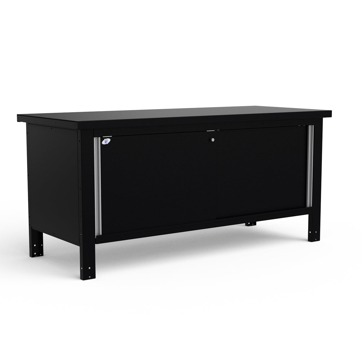 Stationary Workbench - 72"W x 30"D x 34"H - Painted Steel Top