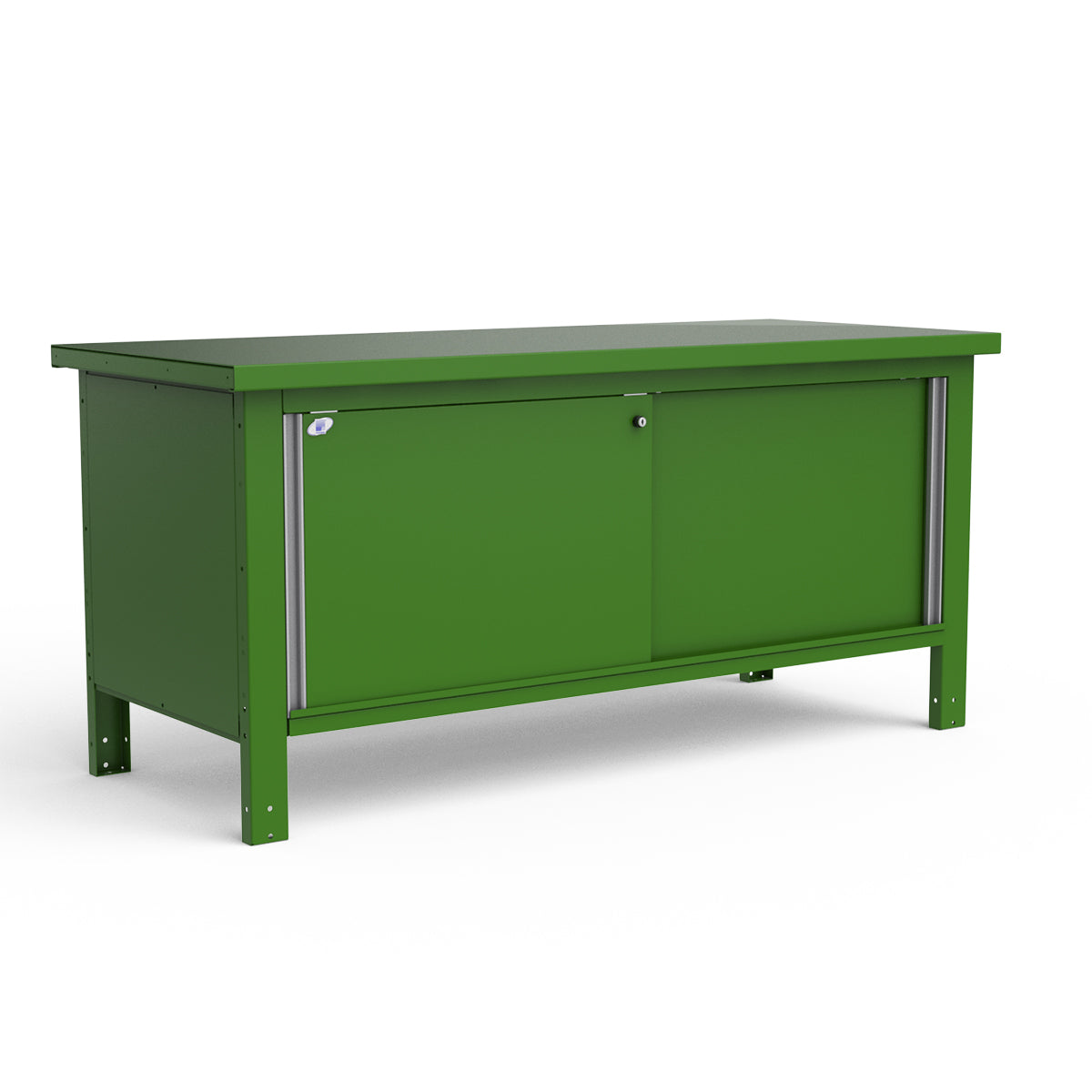 Stationary Workbench - 72"W x 30"D x 34"H - Painted Steel Top