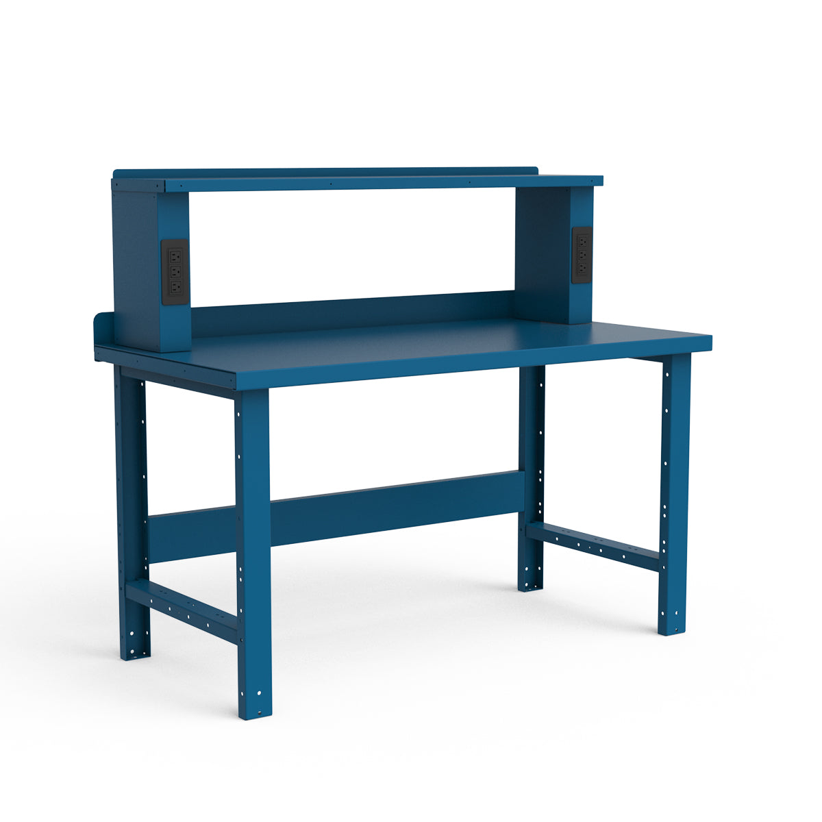 Stationary Workbench - 60"W x 30"D x 34"H - Painted Steel Top