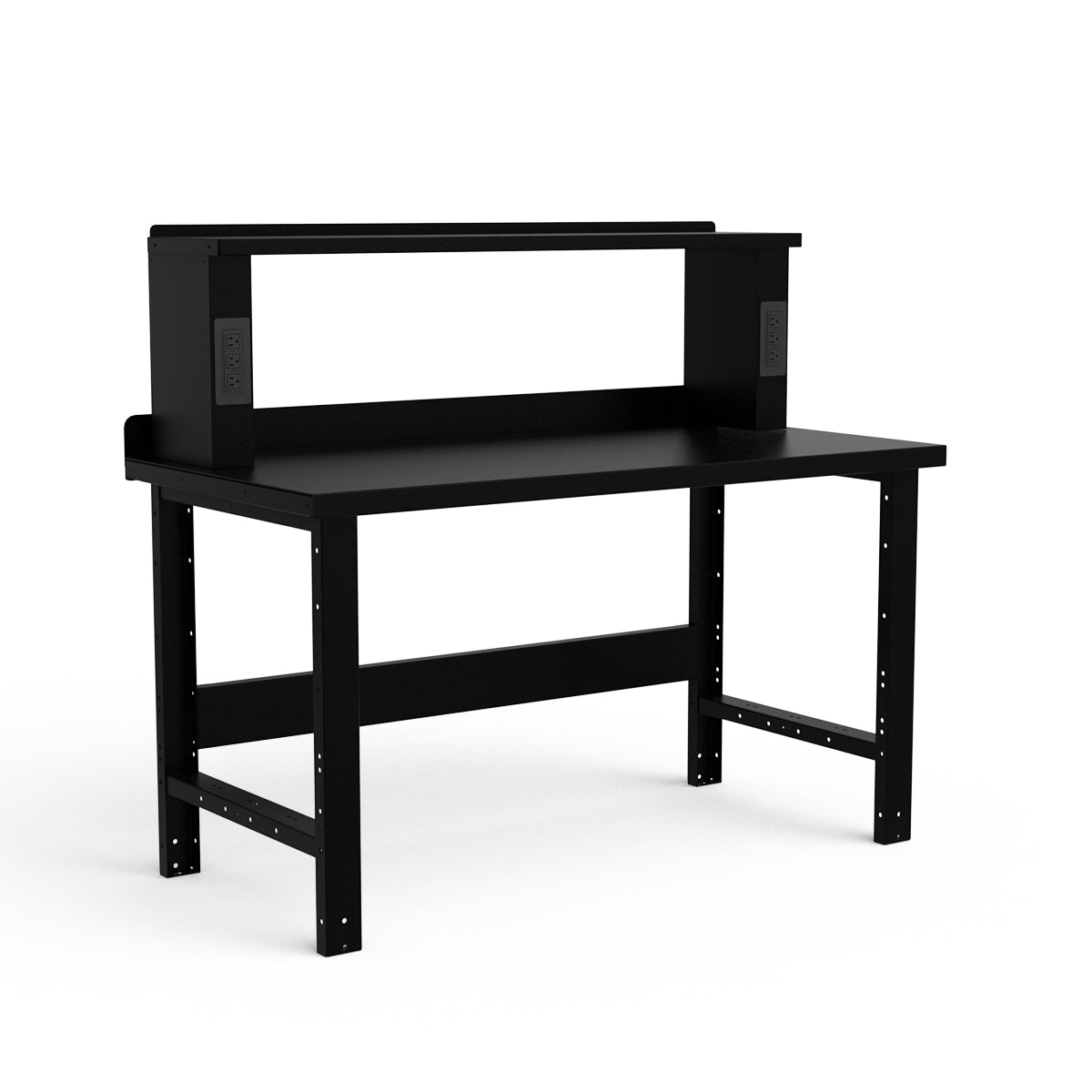 Stationary Workbench - 60"W x 30"D x 34"H - Painted Steel Top