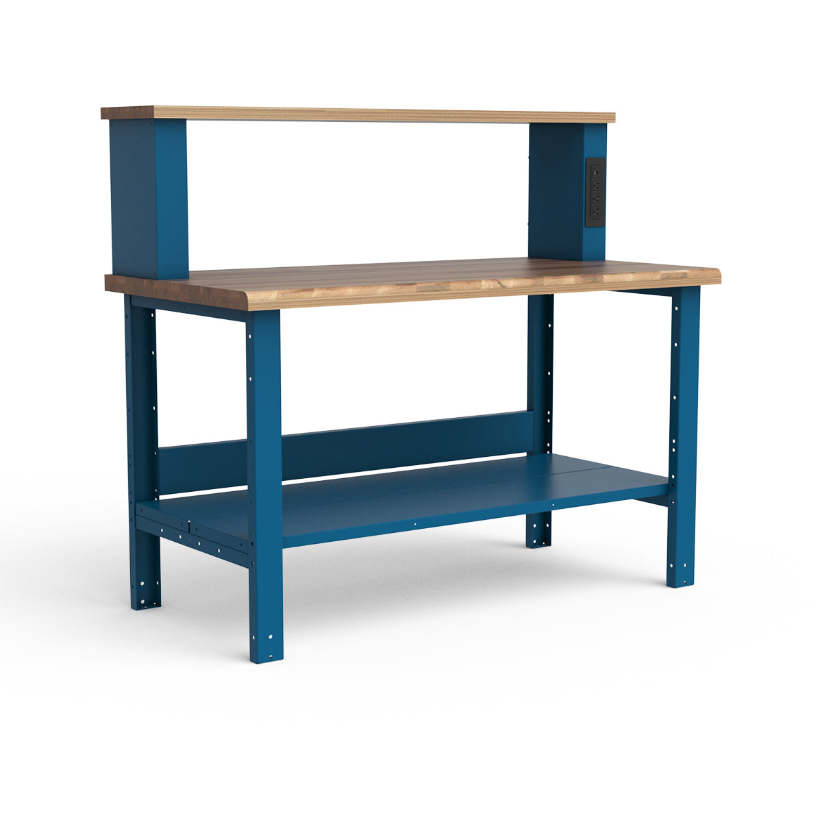 Stationary Workbench - 60"W x 30"D x 36"H - Laminated Wood Top