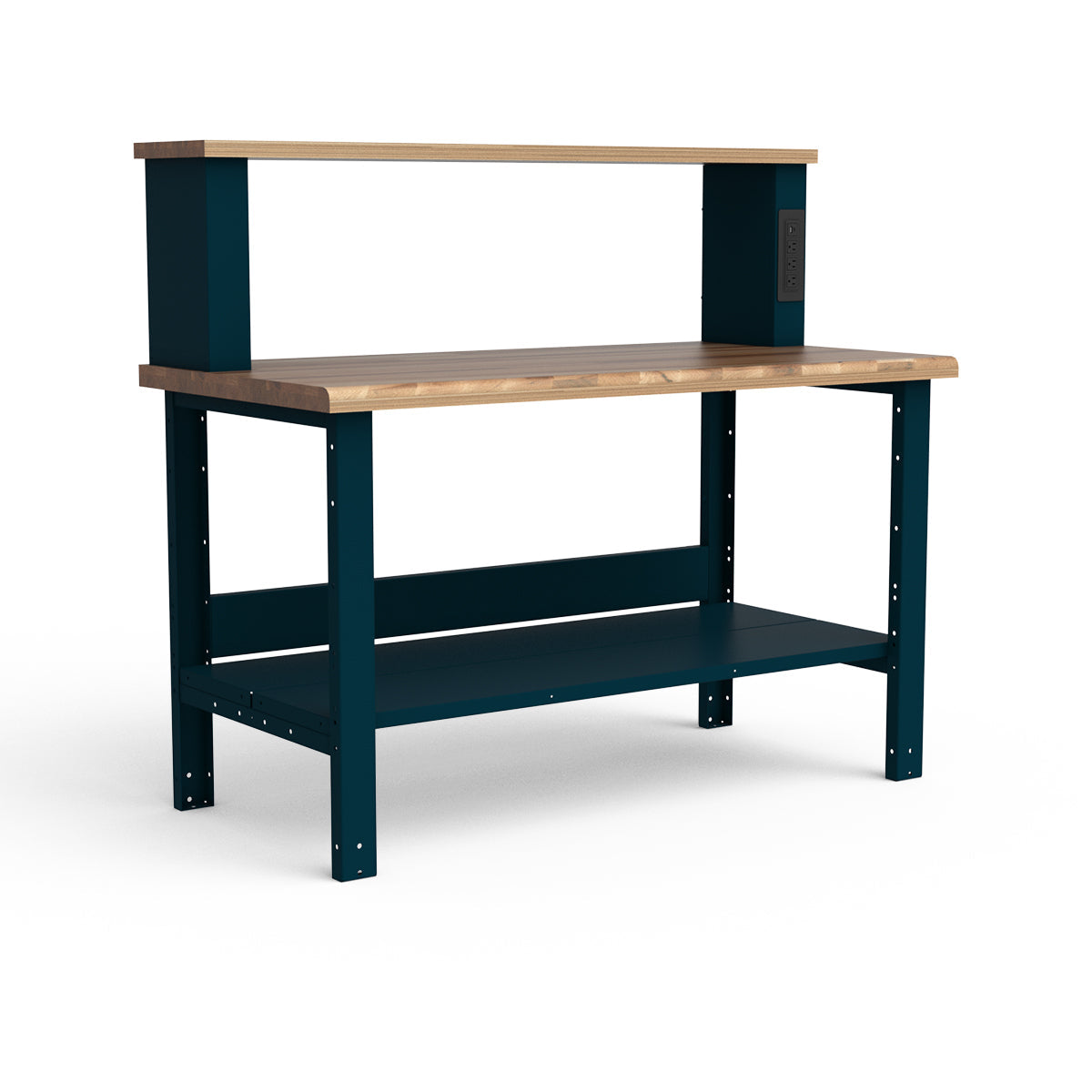 Stationary Workbench - 60"W x 30"D x 36"H - Laminated Wood Top