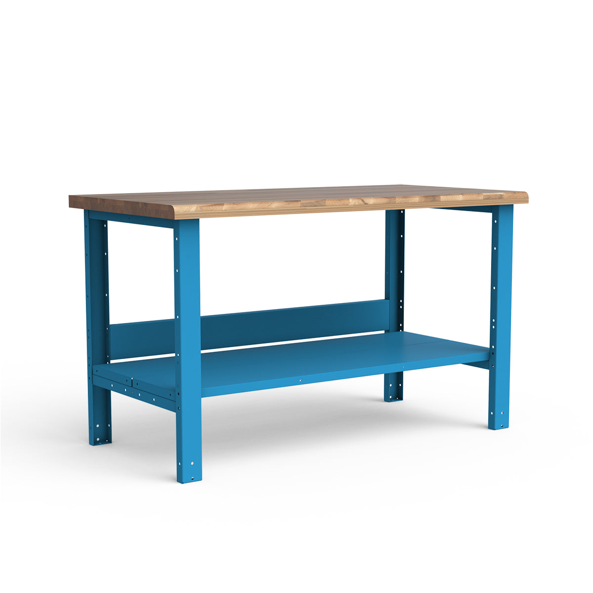 Stationary Workbench - 60"W x 30"D x 34"H - Laminated Wood Top