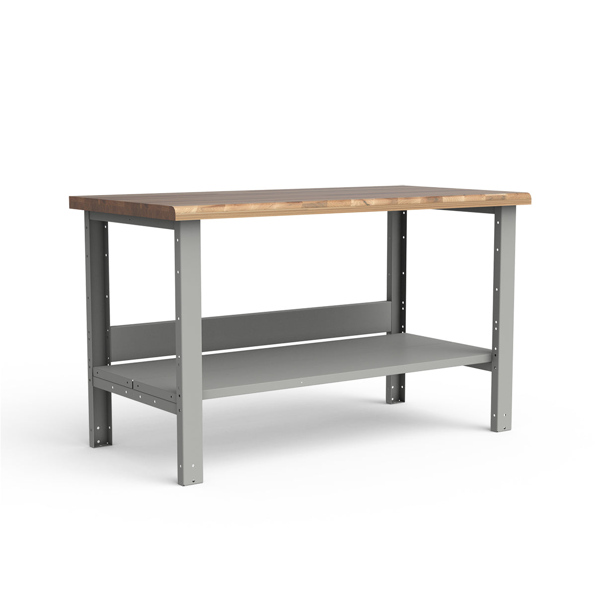 Stationary Workbench - 60"W x 30"D x 34"H - Laminated Wood Top