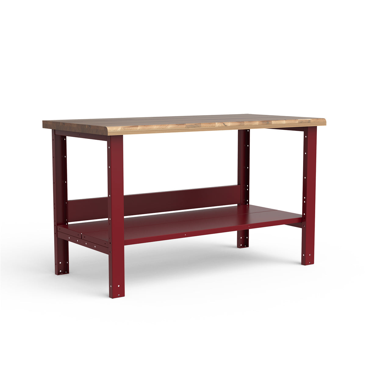 Stationary Workbench - 60"W x 30"D x 34"H - Laminated Wood Top