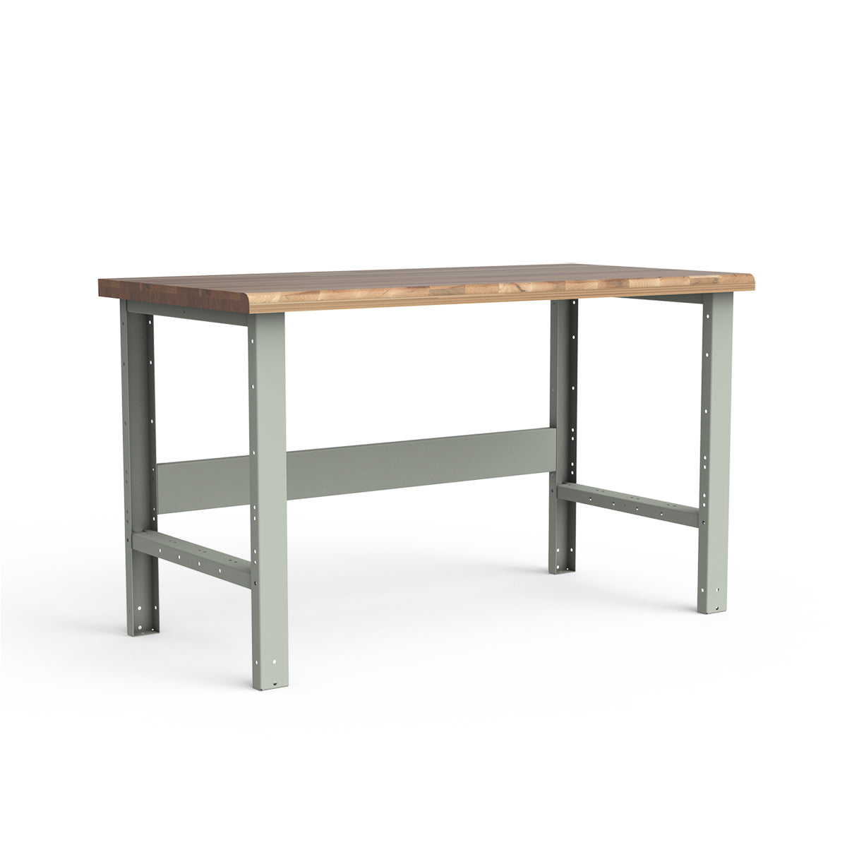 Stationary Workbench - 60"W x 30"D x 34"H - Laminated Wood Top