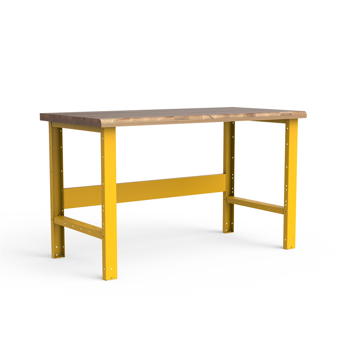 Stationary Workbench - 60"W x 30"D x 34"H - Laminated Wood Top