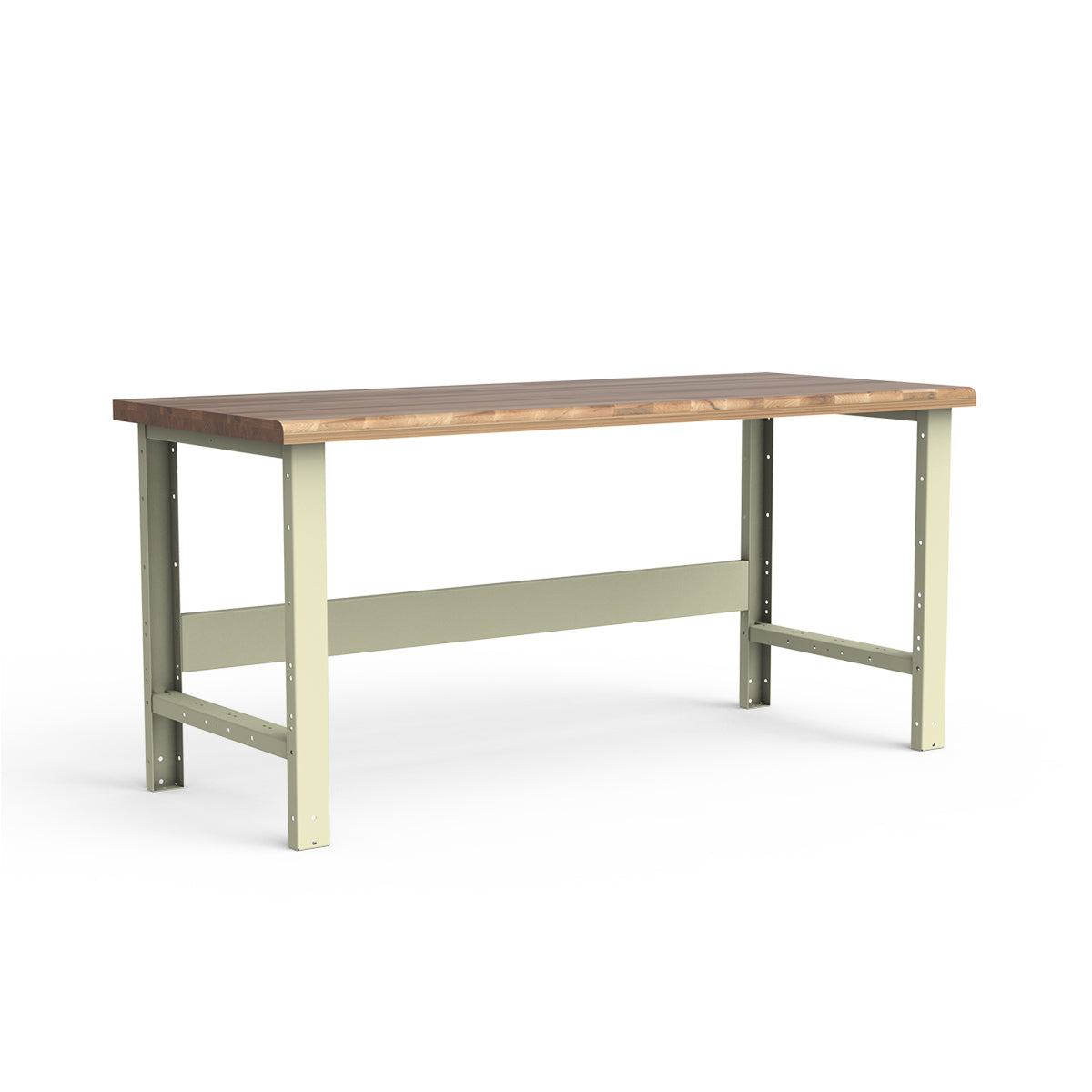 Stationary Workbench - 72"W x 30"D x 34"H - Laminated Wood Top