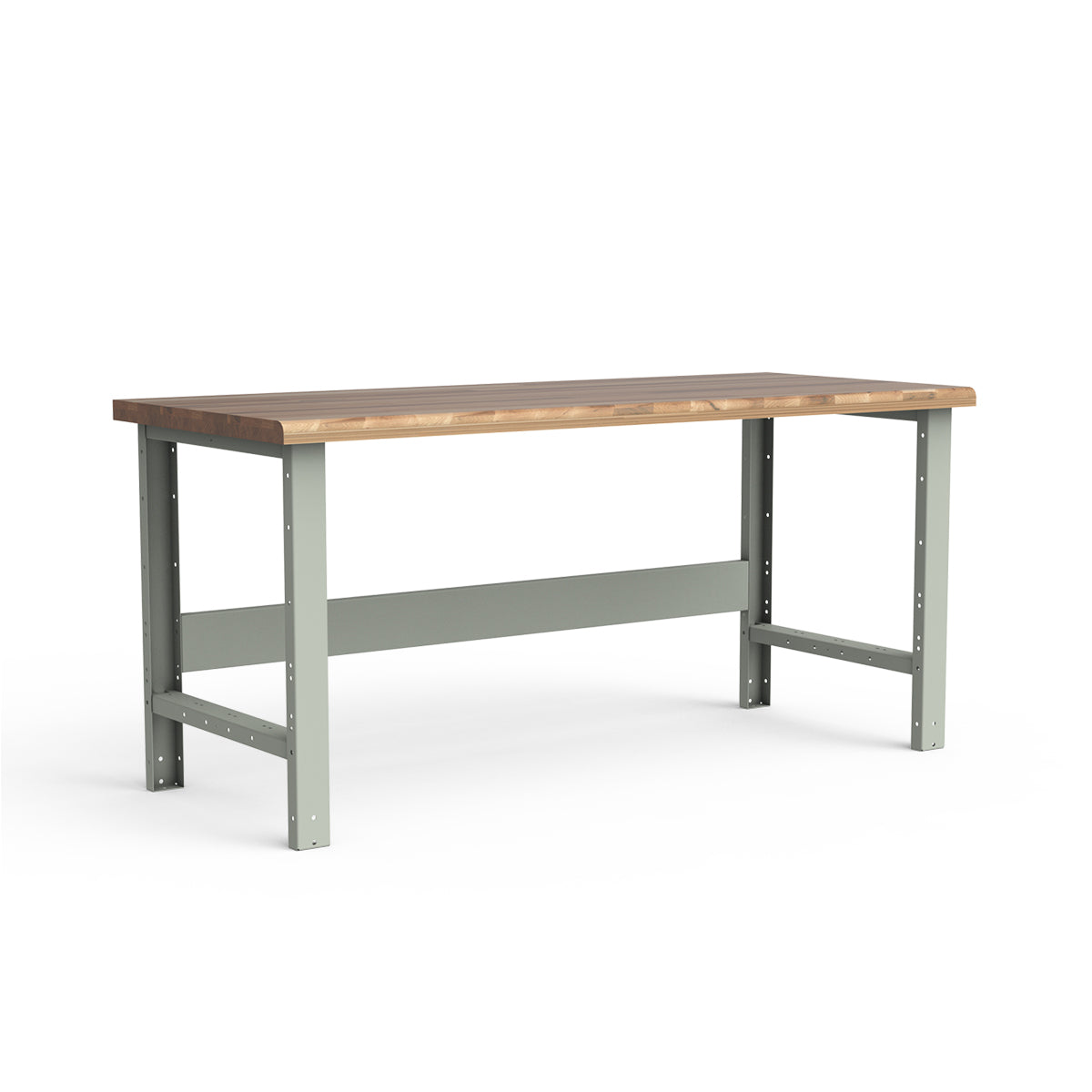 Stationary Workbench - 72"W x 30"D x 34"H - Laminated Wood Top