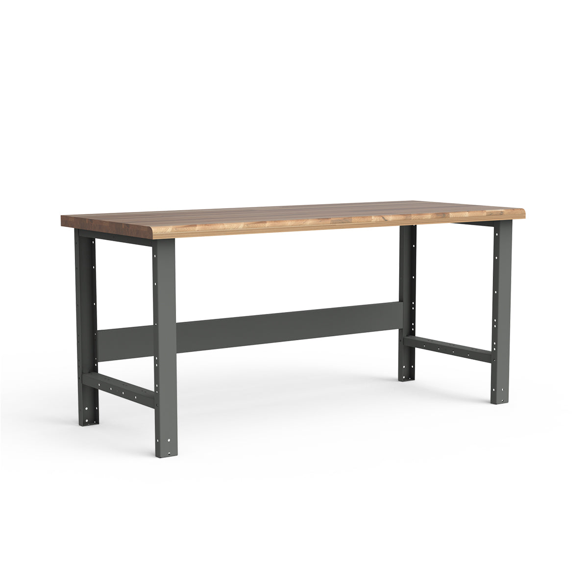 Stationary Workbench - 72"W x 30"D x 34"H - Laminated Wood Top
