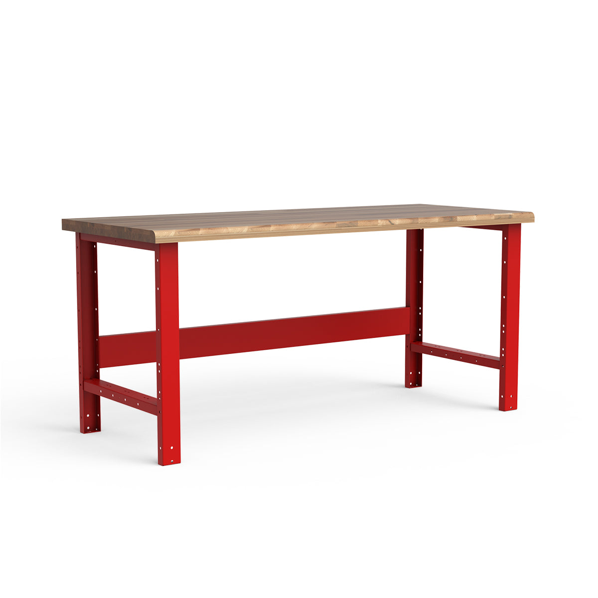 Stationary Workbench - 72"W x 30"D x 34"H - Laminated Wood Top