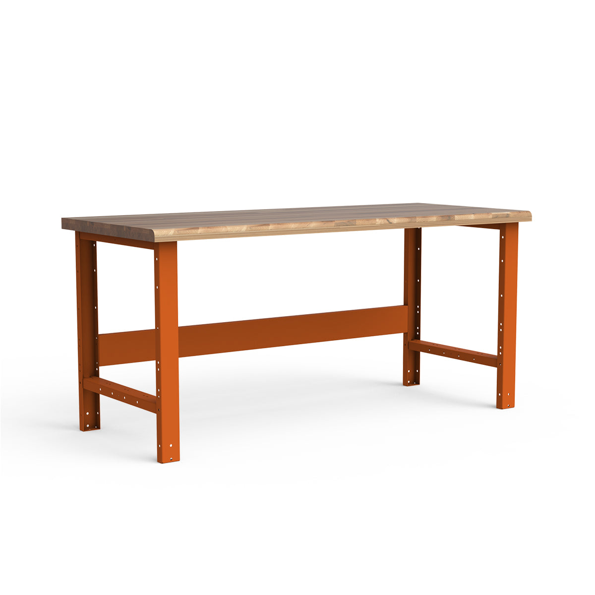 Stationary Workbench - 72"W x 30"D x 34"H - Laminated Wood Top