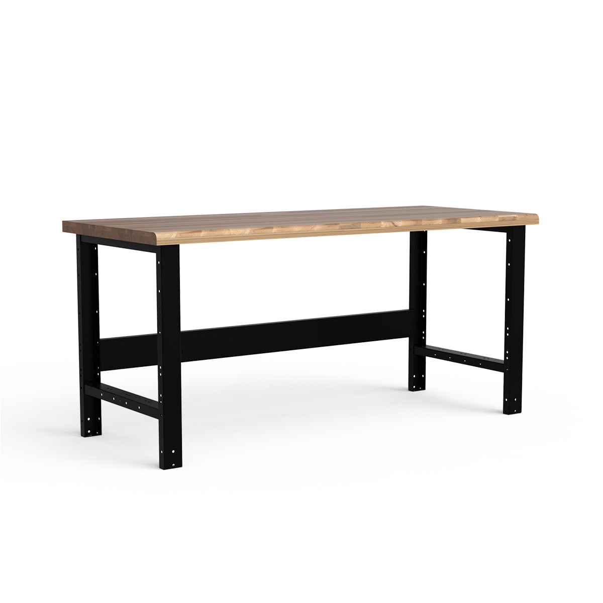 Stationary Workbench - 72"W x 30"D x 34"H - Laminated Wood Top