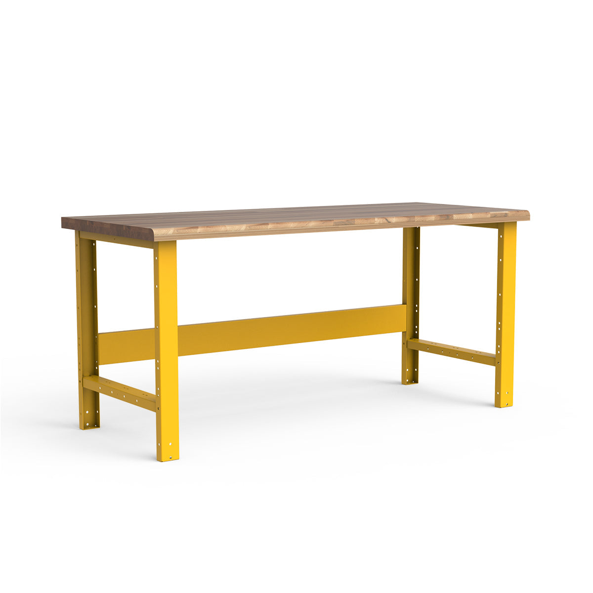 Stationary Workbench - 72"W x 30"D x 34"H - Laminated Wood Top