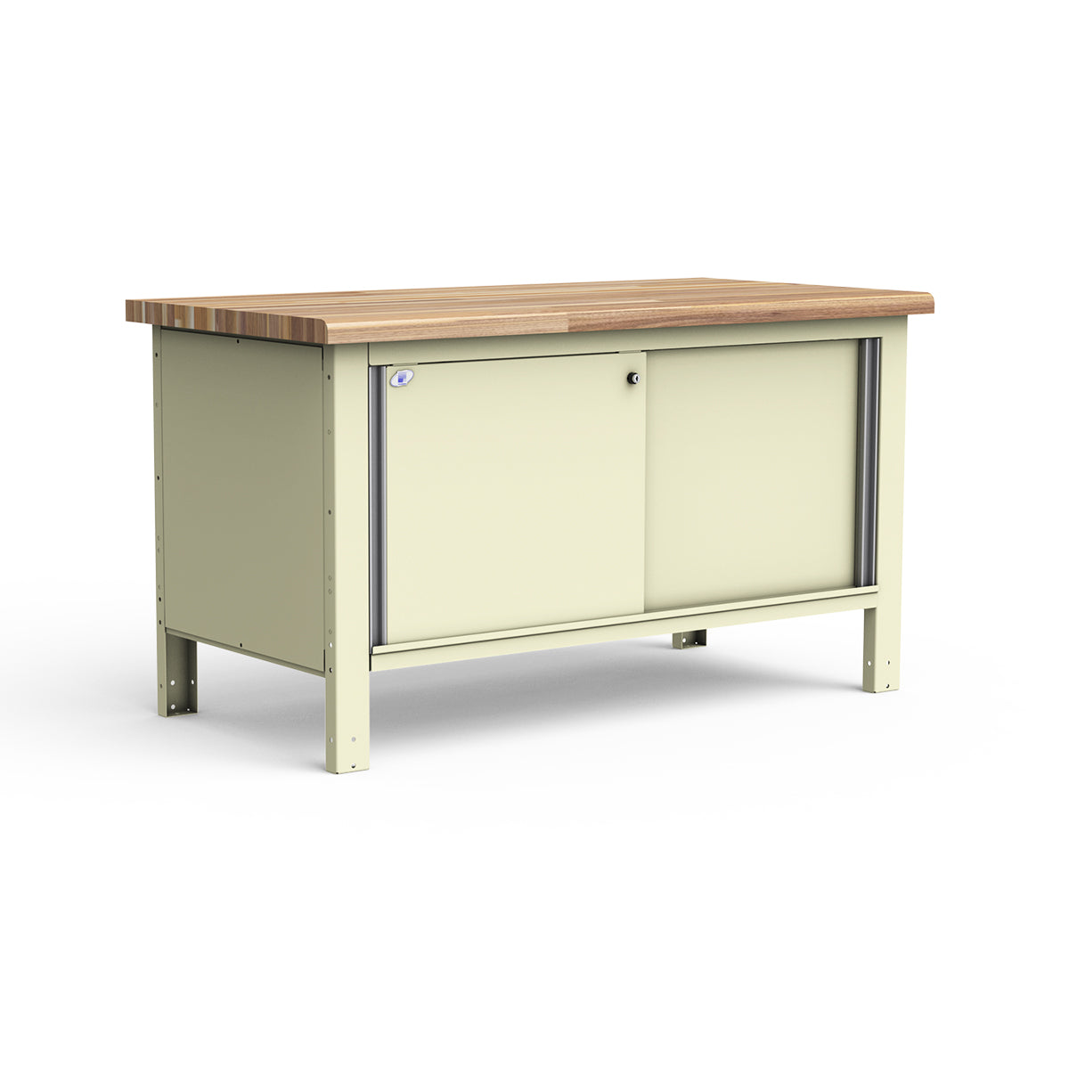 Stationary Workbench - 60"W x 30"D x 34"H - Laminated Wood Top
