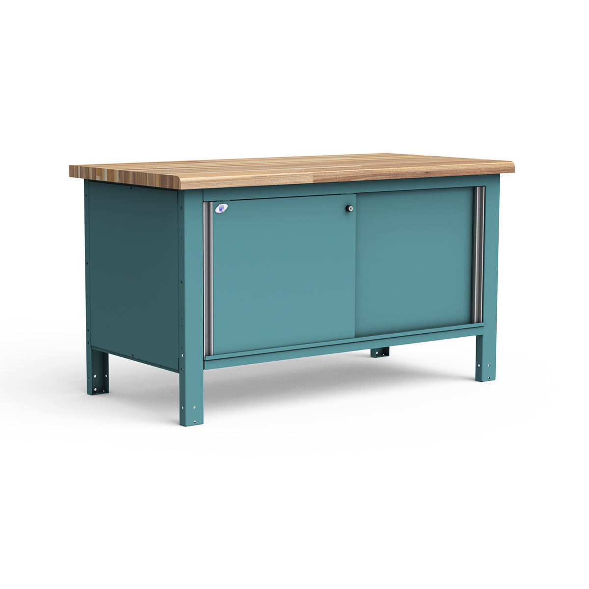 Stationary Workbench - 60"W x 30"D x 34"H - Laminated Wood Top