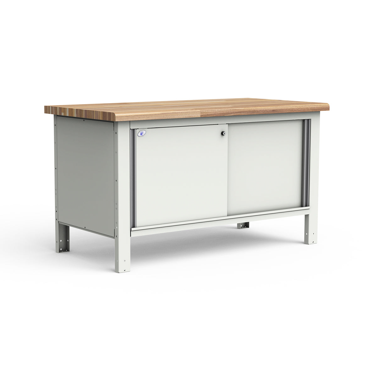 Stationary Workbench - 60"W x 30"D x 34"H - Laminated Wood Top