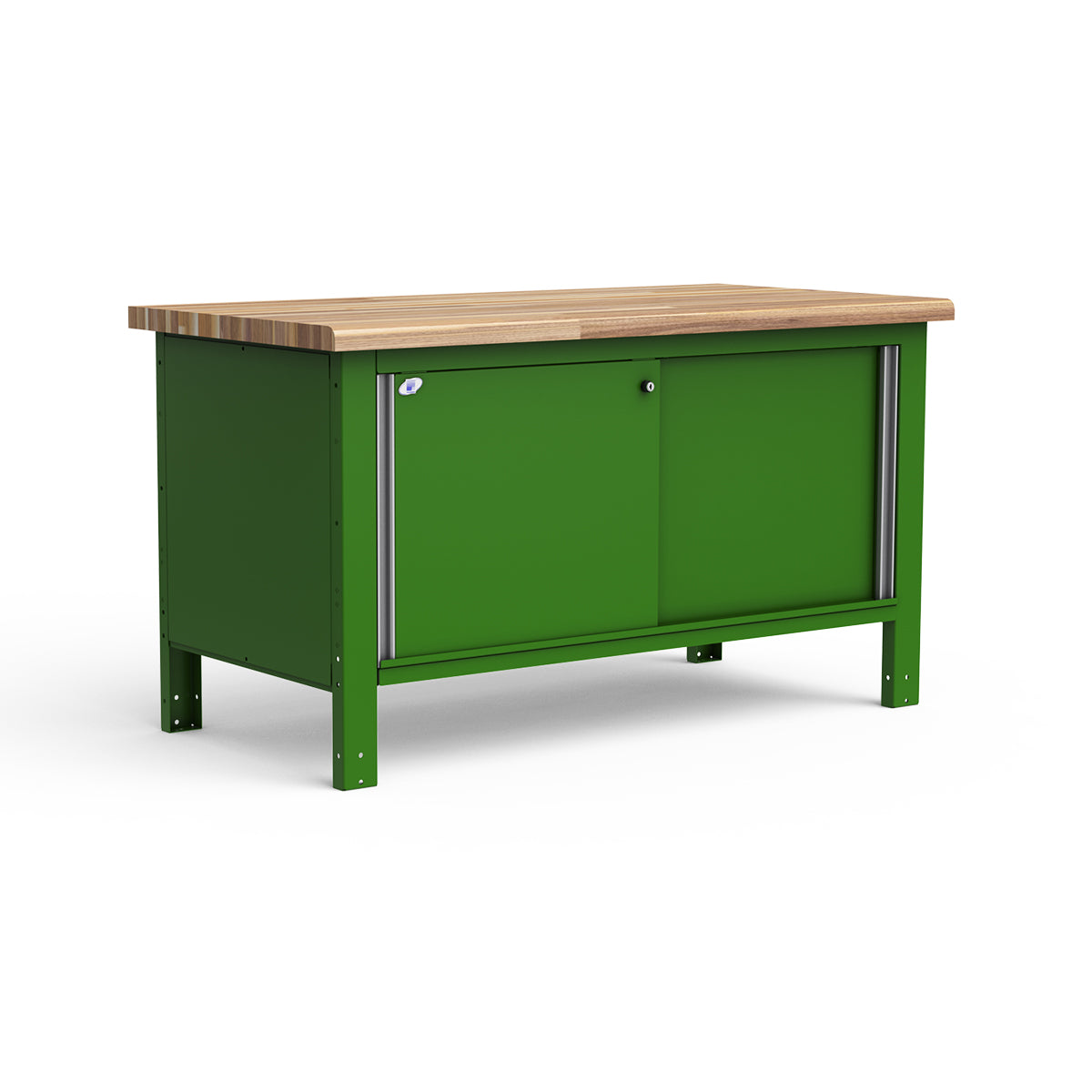 Stationary Workbench - 60"W x 30"D x 34"H - Laminated Wood Top